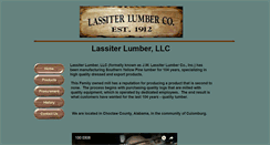 Desktop Screenshot of lassiterlumber.com